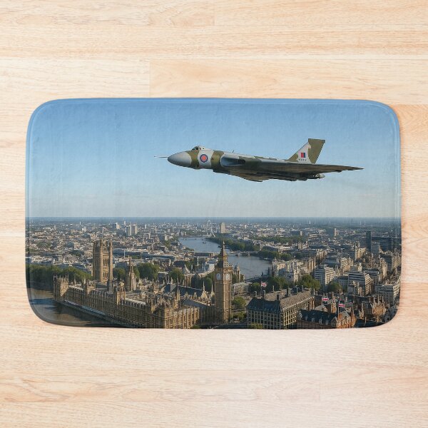 Artikelvorschau, Avro Vulcan über London entworfen und verkauft von Skyframe Aviation.