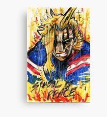 Symbol of Peace (All Might) Canvas Print