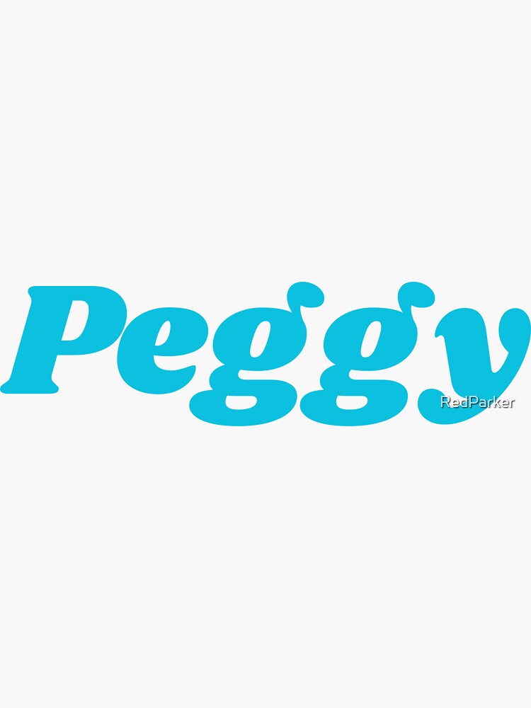 Thumbnail 3 of 3, Sticker, Peggy designed and sold by RedParker.