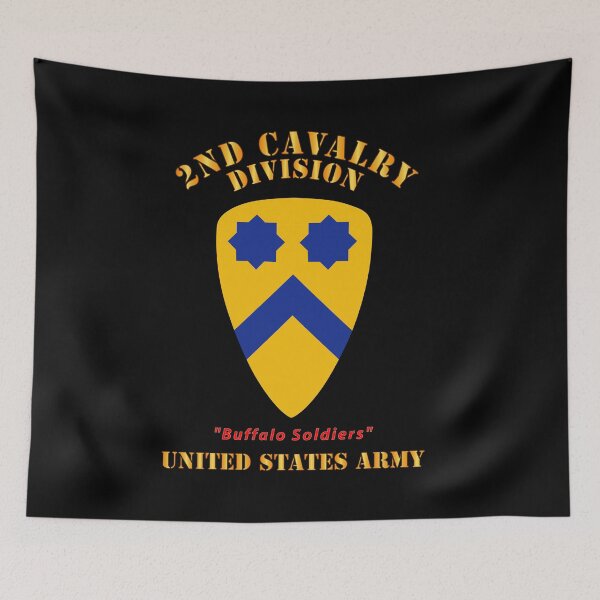 Item preview, Army - SSI - 2nd Cavalry Division - Buffalo Soldiers - US Army X 300 designed and sold by Military Insignia Products.