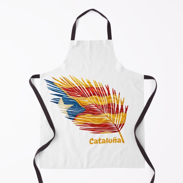 Aperçu de l'œuvre Drapeau abstrait de la Catalogne – Motif plumes créée et vendue par ArteJorge48.