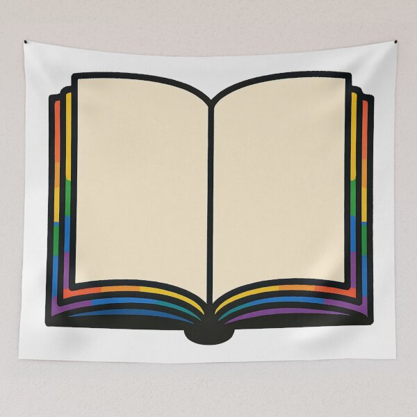 Item preview, Open Book of Rainbow Stories designed and sold by Owcomm.