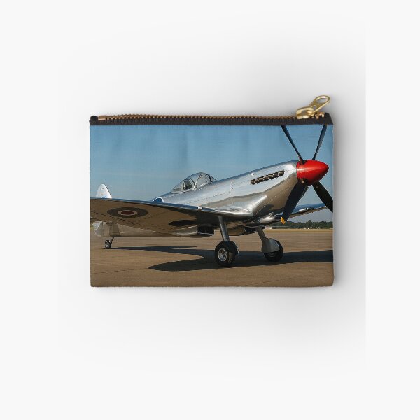 Item preview, Restored Spitfire in Polished Silver designed and sold by Skyframe Aviation.