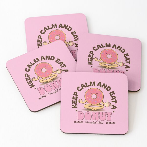 Item preview, Keep Calm and Eat a Donut Minimalist Donut Zen T-Shirt designed and sold by JaneSally.