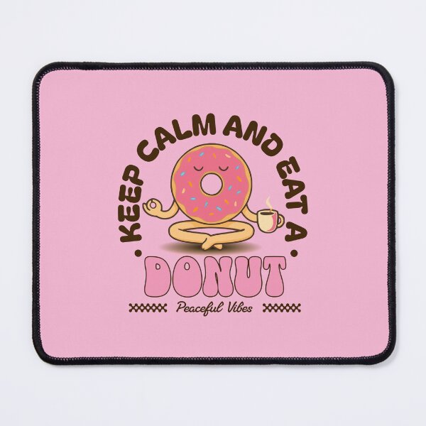 Item preview, Keep Calm and Eat a Donut Minimalist Donut Zen T-Shirt designed and sold by JaneSally.