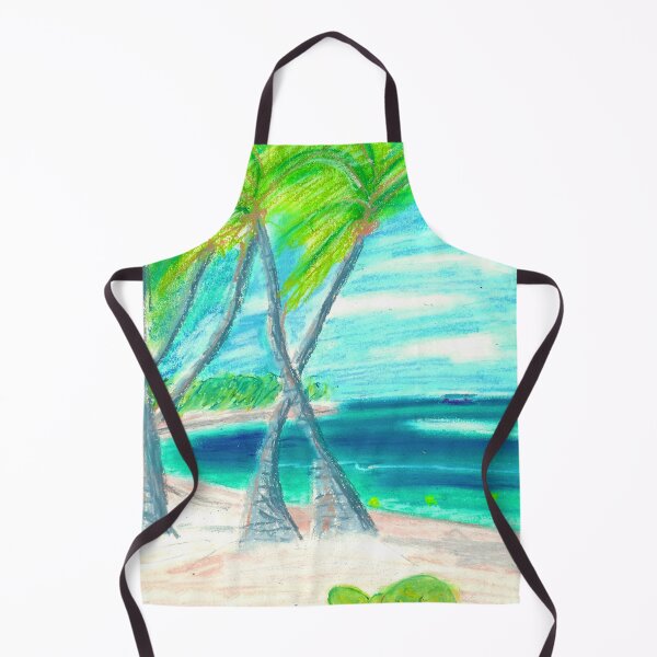 Item preview, caribe beach and garden designed and sold by Tereza Pilar Art.