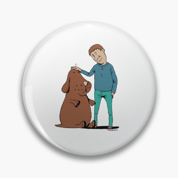 Aperçu de l'œuvre Caressez aussi le chien. créée et vendue par TOONBLOKE.