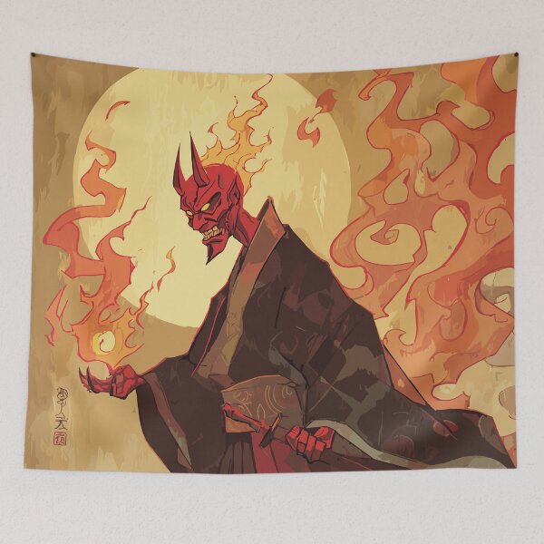 Item preview, Yokai Japanese Folklore Spirit designed and sold by bapupa.