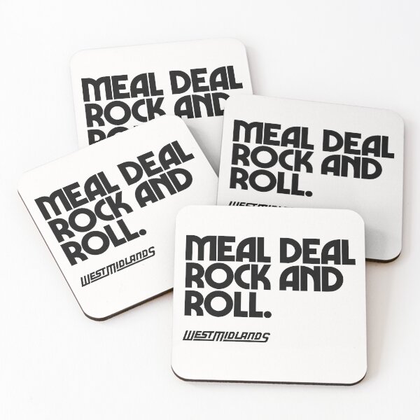 Item preview, West Midlands Meal Deal Rock and Roll (White Logo) designed and sold by West Midlands Church of Merch.