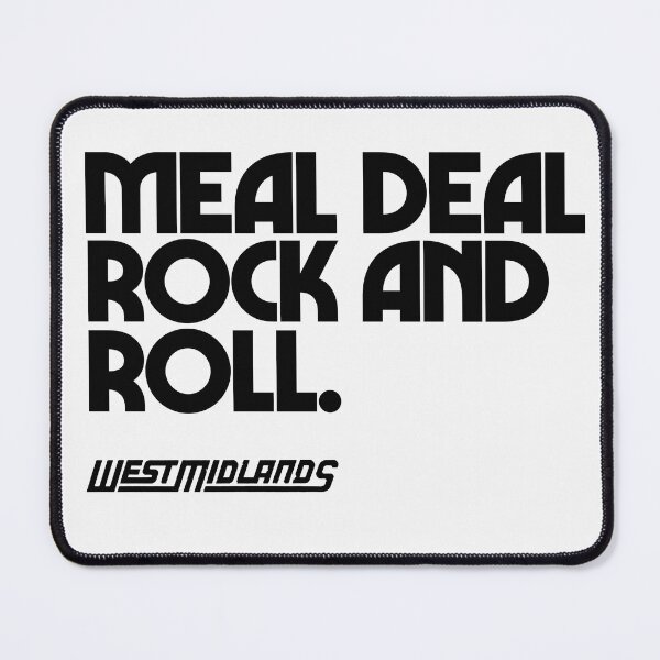 Item preview, West Midlands Meal Deal Rock and Roll (White Logo) designed and sold by West Midlands Church of Merch.