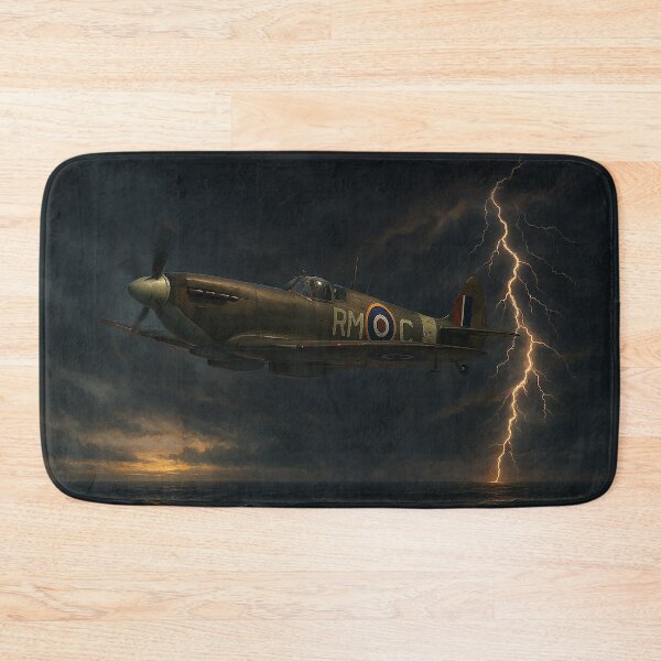 Item preview, Spitfire Mk XIX in Storm RAF Reconnaissance Over the Sea designed and sold by Skyframe Aviation.
