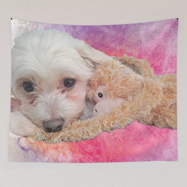 Item preview, Mia and her friend Monkey designed and sold by NoraRoseArts.