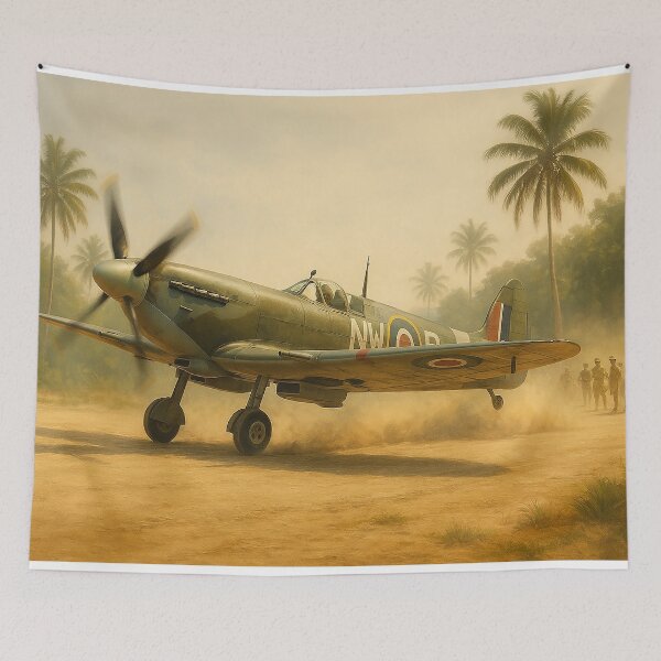 Item preview, Spitfire Mk XVIII Takeoff in Tropical Theatre, WWII India designed and sold by Skyframe Aviation.