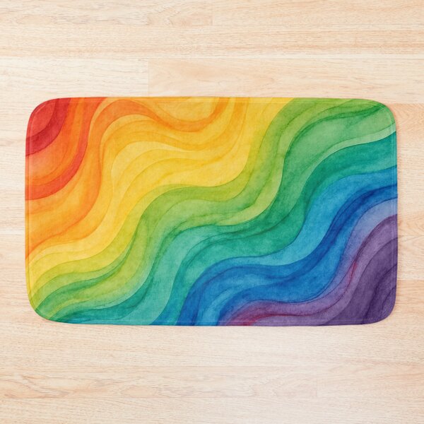 Item preview, Rainbow Waves Pride designed and sold by Owcomm.