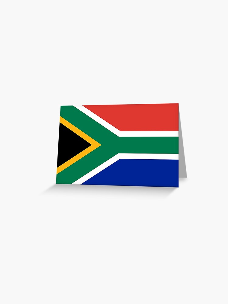 Rouwen Rondlopen altijd Vlag van Suid-Afrika - Flag of South Africa" Greeting Card for Sale by  Martstore | Redbubble