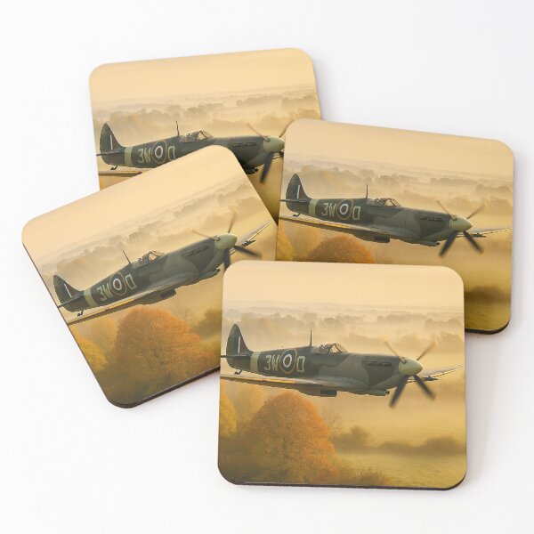 Item preview, Spitfire Mk XVI Over Autumn Countryside designed and sold by Skyframe Aviation.