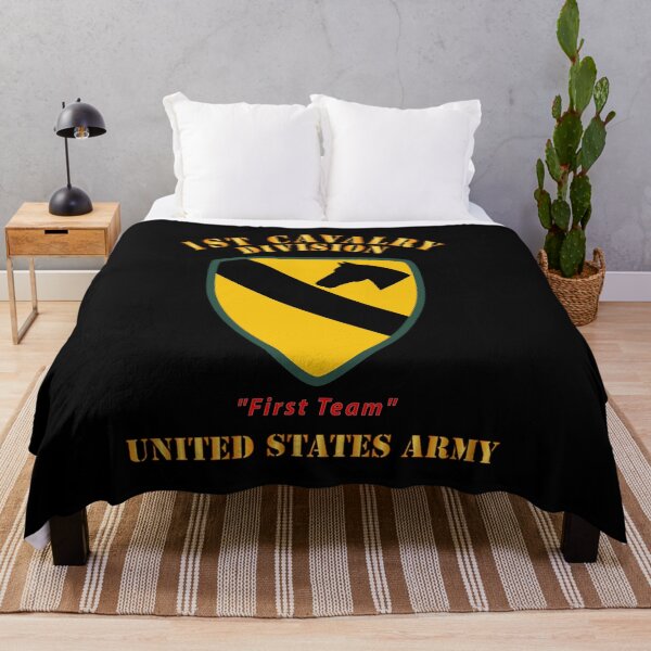 Item preview, Army - SSI - 1st Cavalry Division - First Team - US Army X 300 designed and sold by Military Insignia Products.