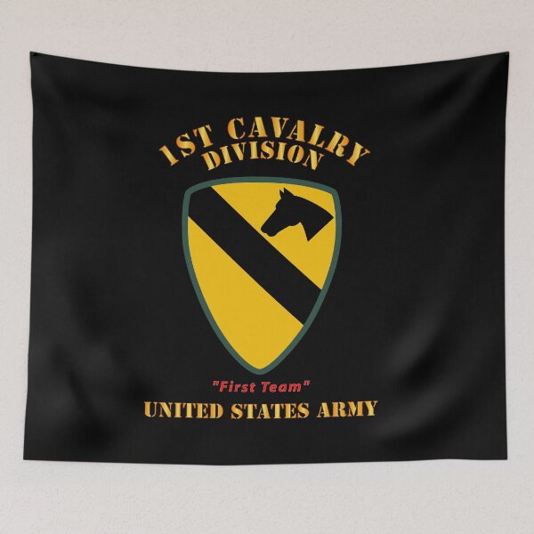 Item preview, Army - SSI - 1st Cavalry Division - First Team - US Army X 300 designed and sold by Military Insignia Products.
