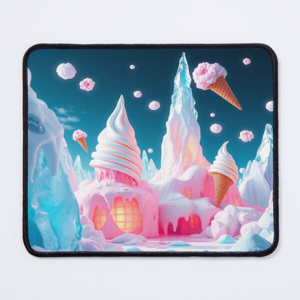 Artikelvorschau, Dreamy Ice Wonderland – Schmelzende Türme, leuchtende Farben & süße Fantasie für echte Ice Cream Lovers entworfen und verkauft von FotoworldEdel.
