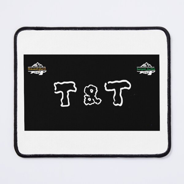 Item preview, T & T horizontal with logos designed and sold by turdntheturtle.