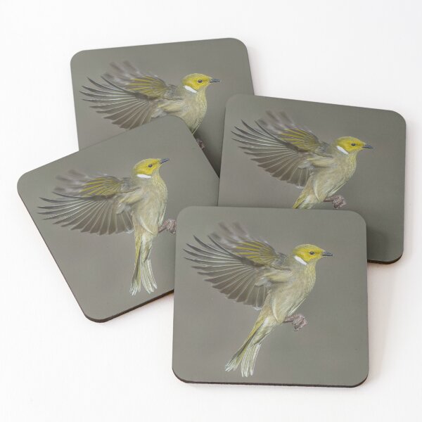 Item preview, White Plumed Honeyeater designed and sold by Nick Vertsonis.