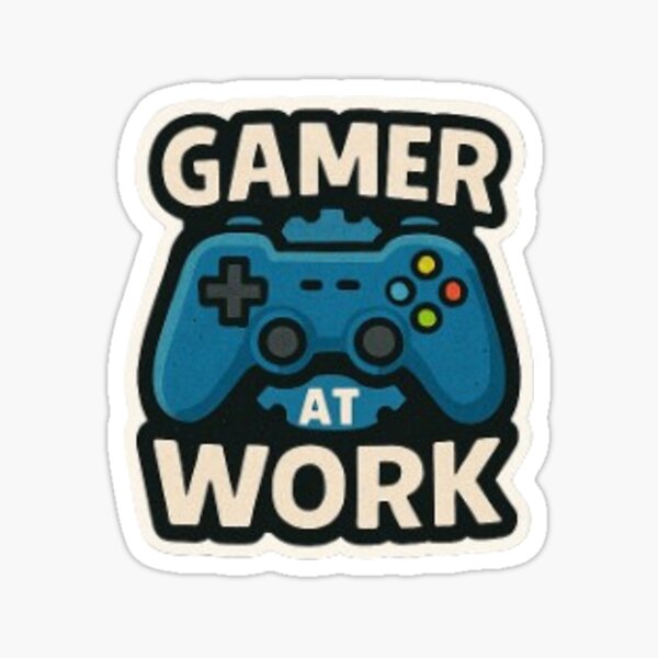 Item preview, Gamer at work designed and sold by NØVA.