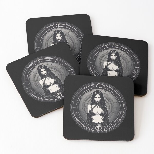 Item preview, Classy Goth, Anime Girl, Circular Design  designed and sold by Burn-Ego.