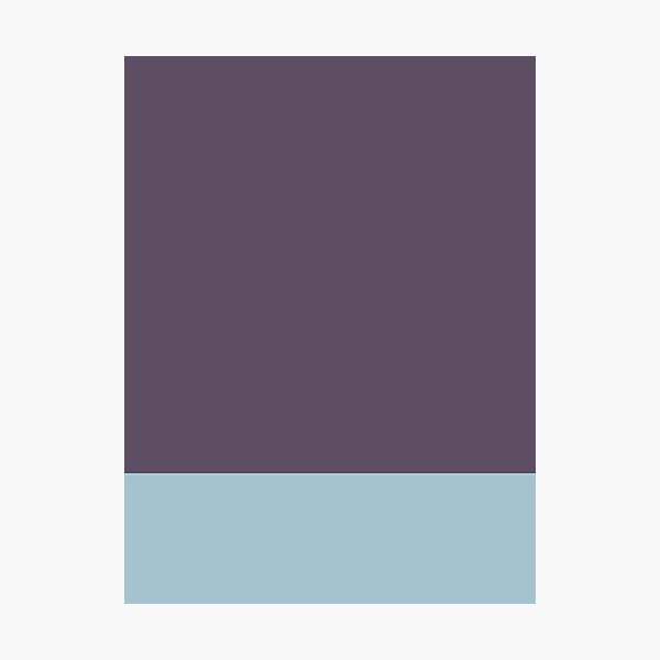 Item preview, Minimalist Color Block Violet and Pale Blue designed and sold by StoneworkDesign.