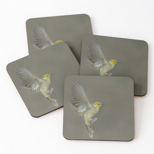 Item preview, White Plumed Honeyeater designed and sold by Nick Vertsonis.