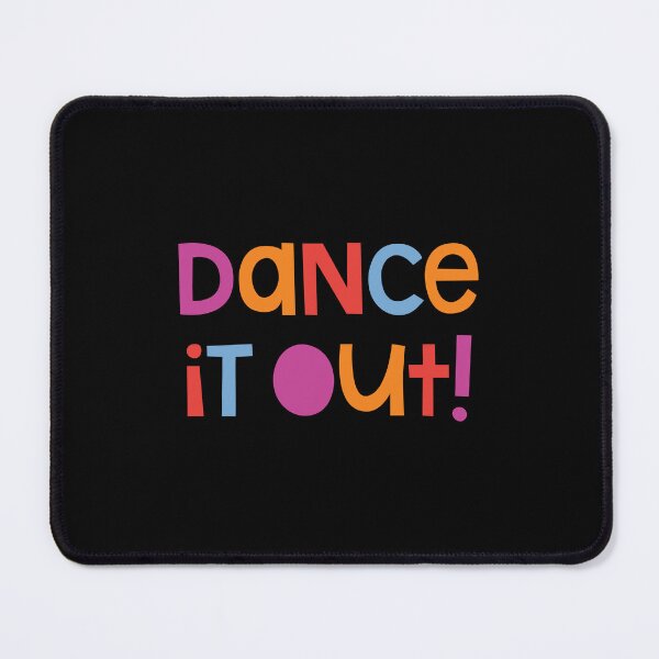 Item preview, Dance It Out! – Bold Rainbow Motivational Art designed and sold by Cute Like Candy Corn.