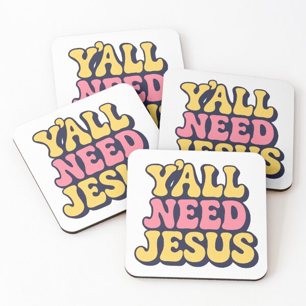 Item preview, Y’all Need Jesus Text designed and sold by FarieArt.