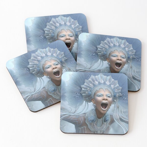 Item preview, Majestic Ice Queen Wearing Extravagant Costume designed and sold by Artessie.