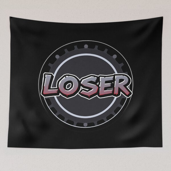 Item preview, Loser, Circular Logo, Cartoon Lettering designed and sold by Burn-Ego.