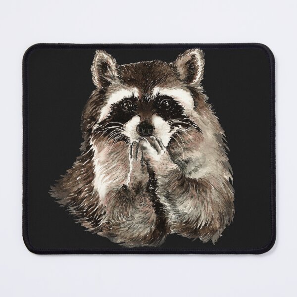 Item preview, Cute Raccoon Blowing Kisses designed and sold by countrymouse.
