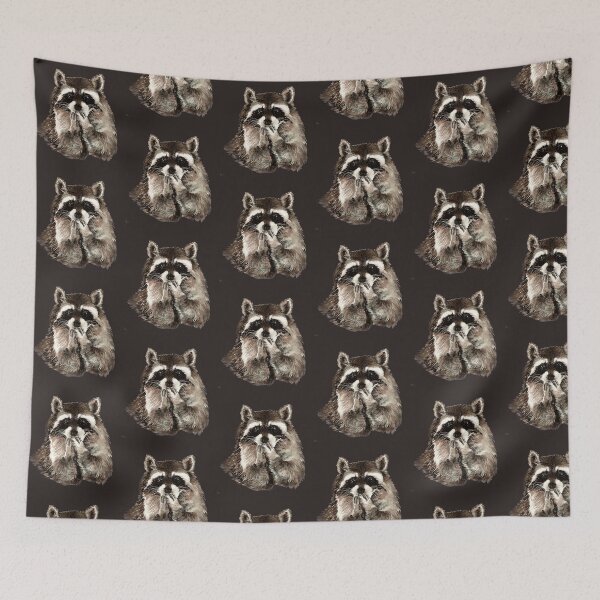 Item preview, Cute Raccoon Blowing Kisses designed and sold by countrymouse.