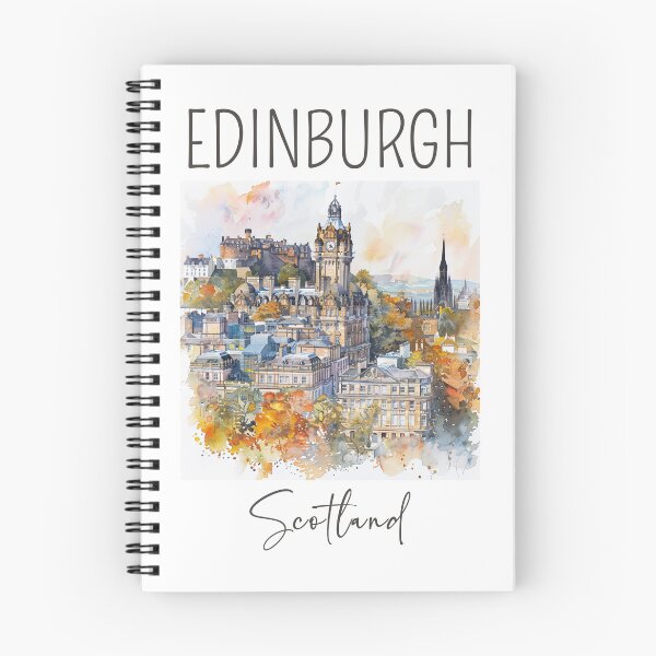 Artikelvorschau, Aquarell-Design von Edinburgh – Schottland entworfen und verkauft von Sketch-Shack.