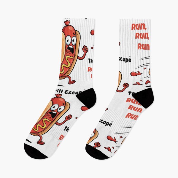 Item preview, The Great Grill Escape – Funny Hot Dog on the Run designed and sold by Hamza Mrizak.