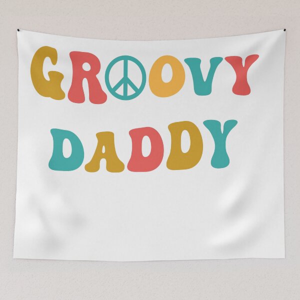 Item preview, Groovy Daddy with peace sign  designed and sold by Yasminepatterns .