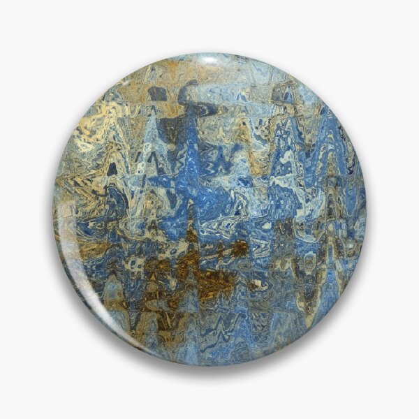 Item preview, Dynamic waves in gold and blue designed and sold by Sigtrix.