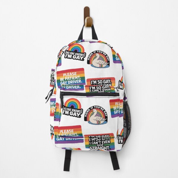 Item preview, Queer Pride bumper designed and sold by CandyVenom.