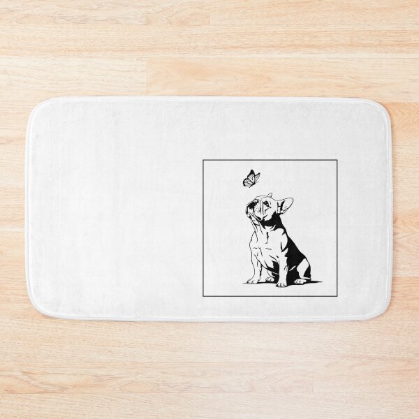Item preview, French Bulldog and Butterfly designed and sold by MargLandmeter.