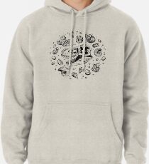Geo-Rex Vortex | Schwarz Hoodie