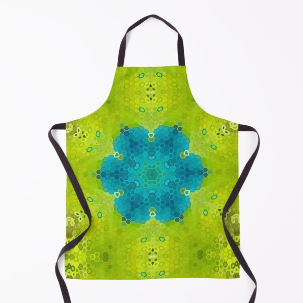 Item preview, Hex Mandala Green and Blue designed and sold by WormholeOrbital.