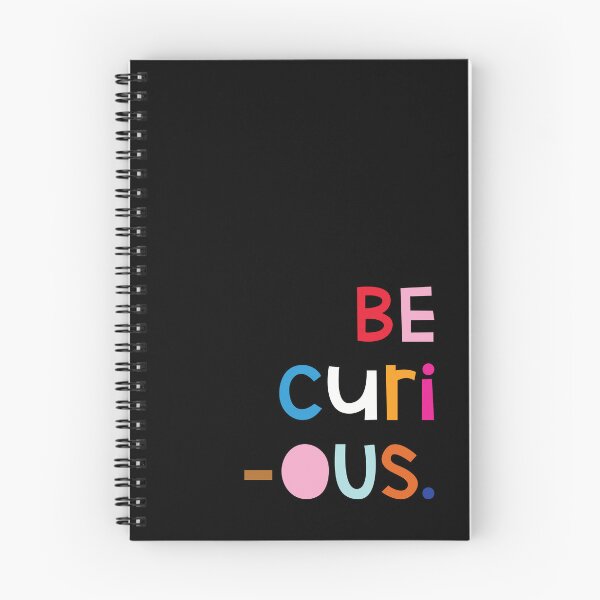 Item preview, Be Curious – Minimal Rainbow Motivational Art Print designed and sold by Cute Like Candy Corn.