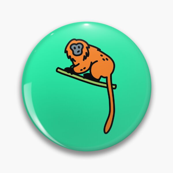 Item preview, Golden Lion Tamarin Cute Vibrant Rainforest Monkey for Wildlife Lovers designed and sold by CuddlesAndLearn.
