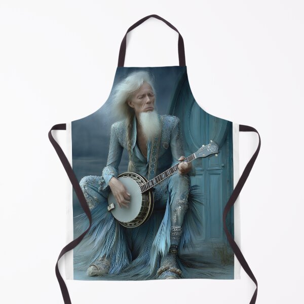 Item preview, Ethereal Musician with Banjo in Dreamlike Setting designed and sold by Artessie.