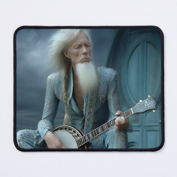 Item preview, Ethereal Musician with Banjo in Dreamlike Setting designed and sold by Artessie.
