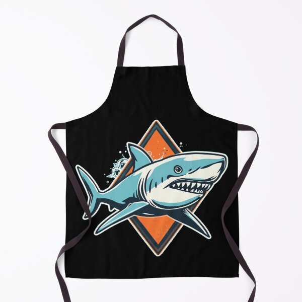 Item preview, Shark, Warning Sign, Retro Design designed and sold by Burn-Ego.