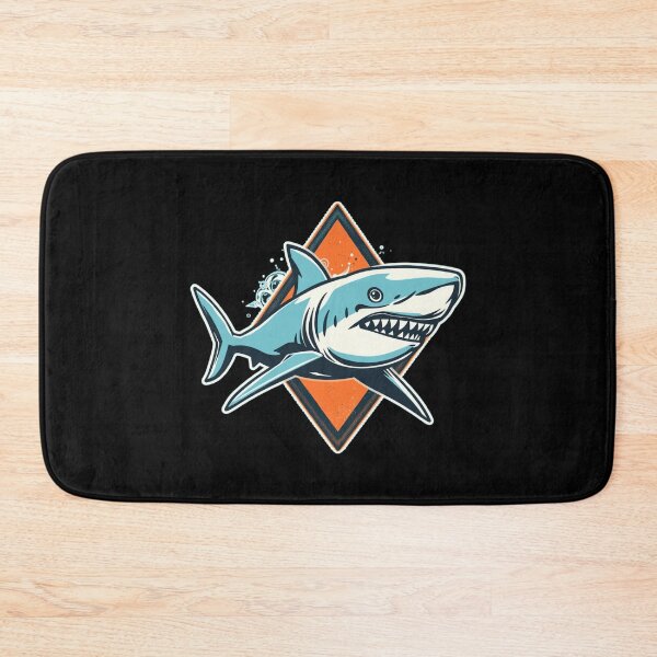 Item preview, Shark, Warning Sign, Retro Design designed and sold by Burn-Ego.