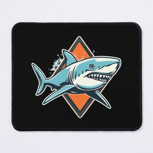 Item preview, Shark, Warning Sign, Retro Design designed and sold by Burn-Ego.